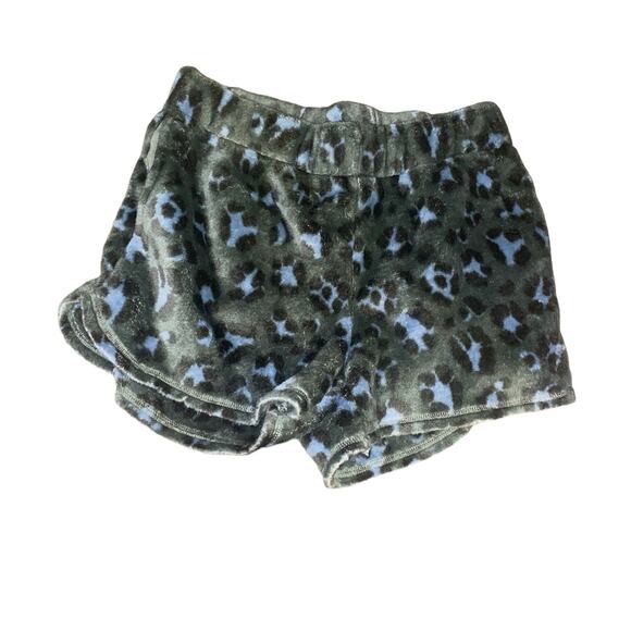 Aerie fuzzy green pajama shorts size XS - Picture 2 of 5